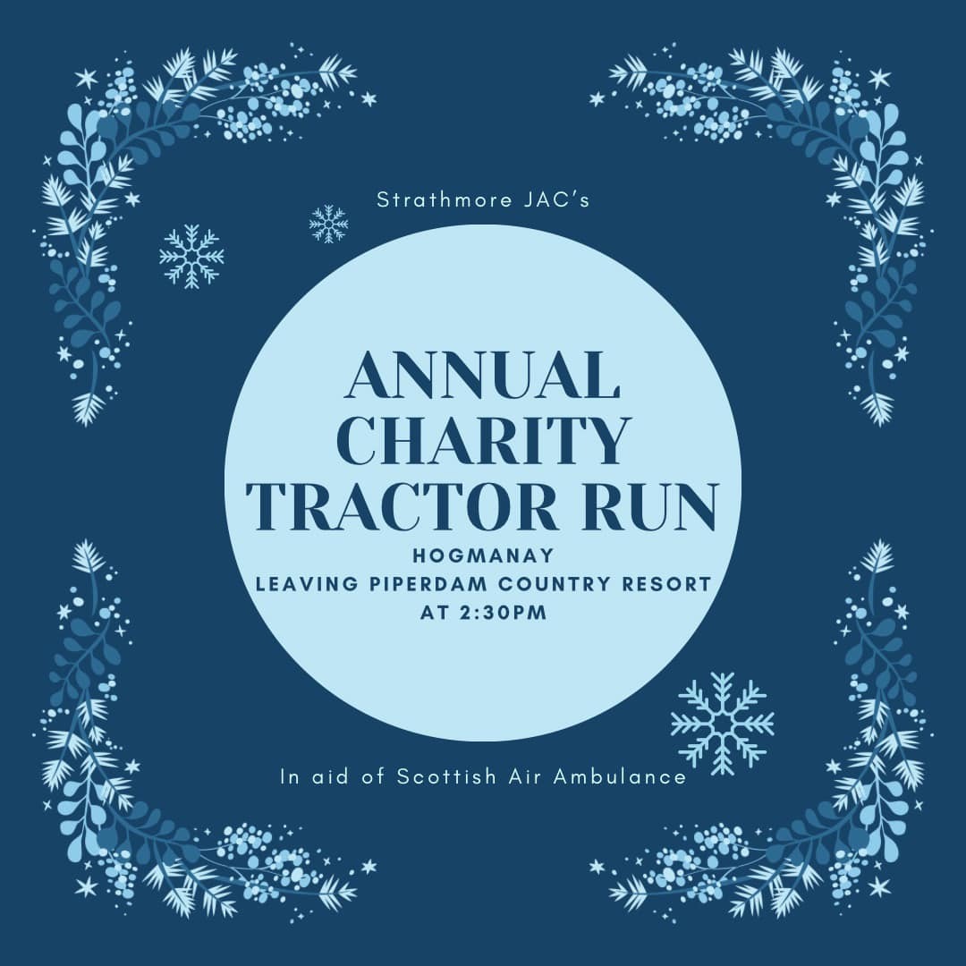 Annual Charity Tractor Run - Strathmore JAC's